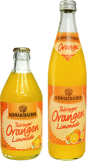 Orangenlimonade Flaschen